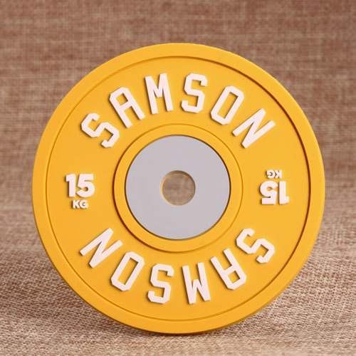Yellow SAMSON PVC Coaster