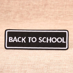 School Embroidered Patches
