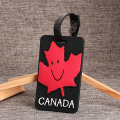 Canada Maple Leaf PVC Luggage Tag