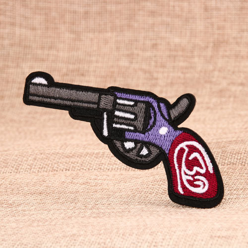 Pistol Custom Embroidered Patches