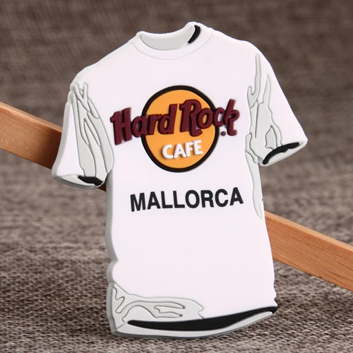 Sports White T-shirt PVC Magnet