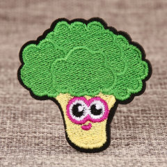 Broccoli Embroidered Patches