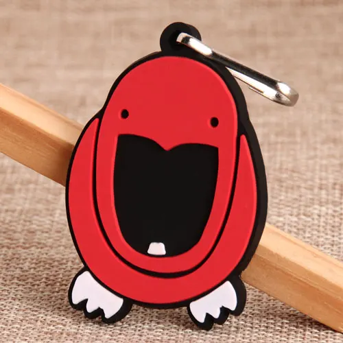 Laughing Bird PVC Zipper Pull