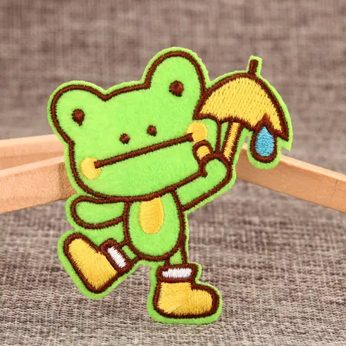 Schöne Frosch-Aufnäher