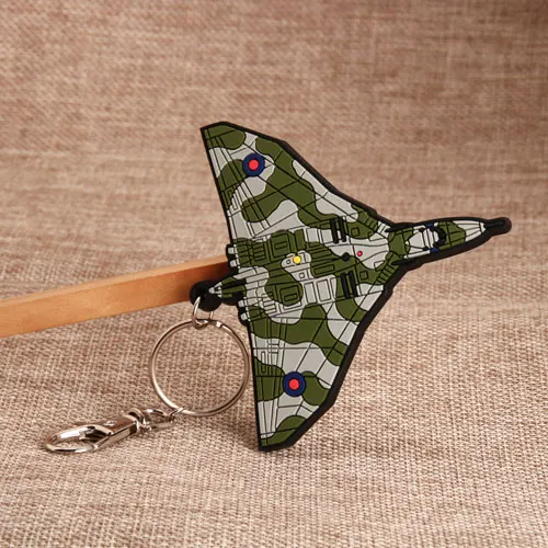 Military Aircraft PVC Keychain