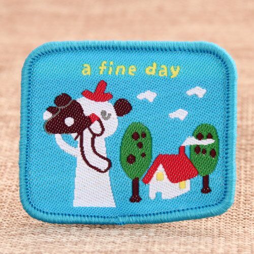 A Fine Day Embroidered Patches