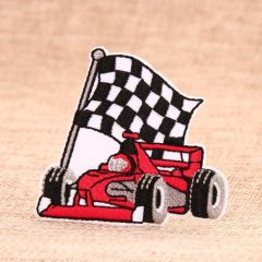 Racing Car Embroidered Patches