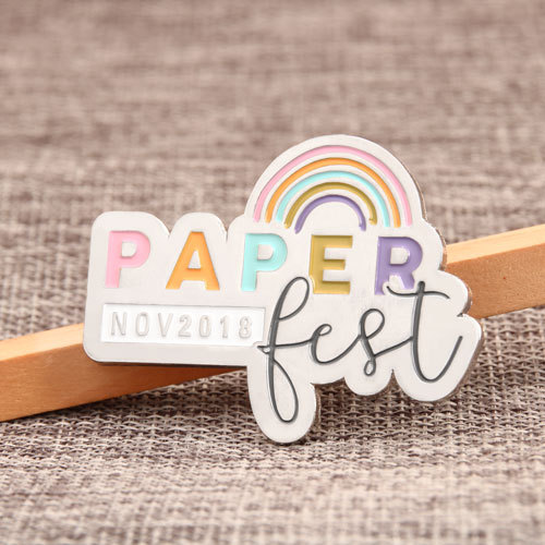 PAPER Fest Custom Pins