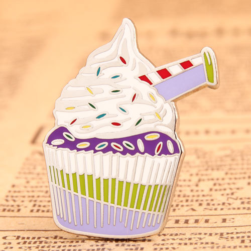 Cupcake Custom Metal Pins