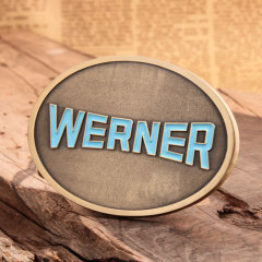 Werner Name Belt Buckle