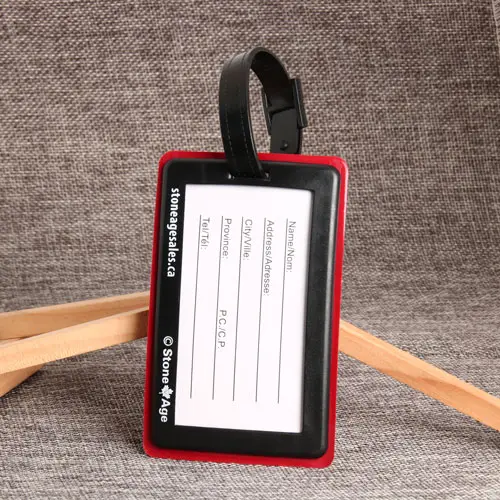 Canadian Maple Leaf PVC Luggage Tag