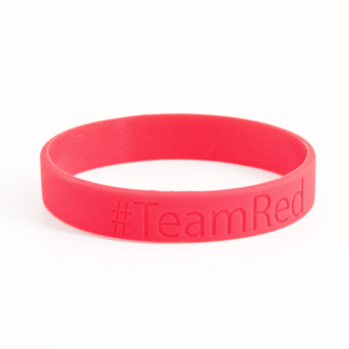 Team Red wristbands
