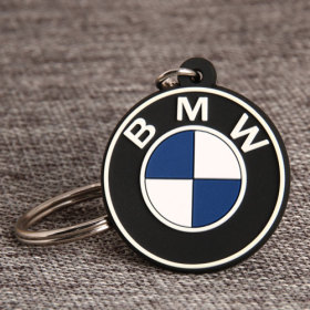 BMW Logo PVC Keychain