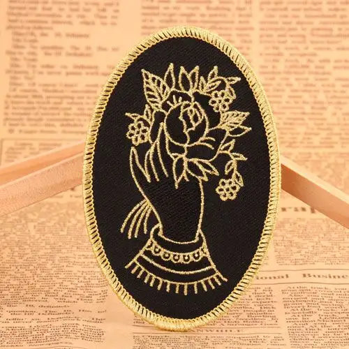 Golden Flower Custom Patches
