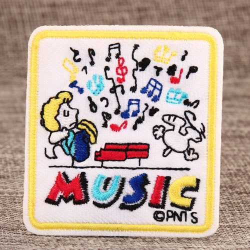 Music Custom Embroidered Patches