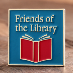 Friends of the Library Custom Pins