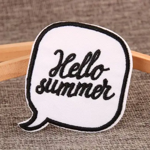 Hello Summer Embroidered Patches Hello Summer Embroidered Patches
