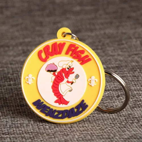 Crayfish PVC Keychain