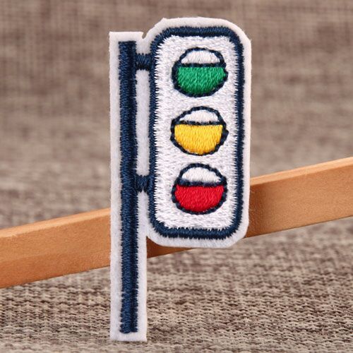 Traffic Light Embroidered Patches