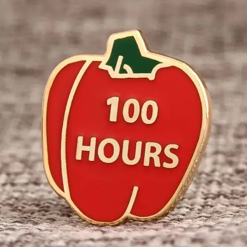 100 Hours Lapel Pins