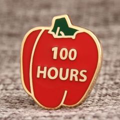100 Hours Lapel Pins