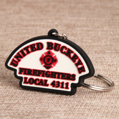 United Buckeye PVC Keychain