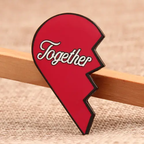 A Half of Heart Custom Pins