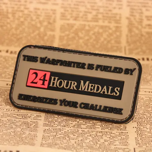 24 Hours Medals PVC Patch 24 Hours Medals PVC Patch
