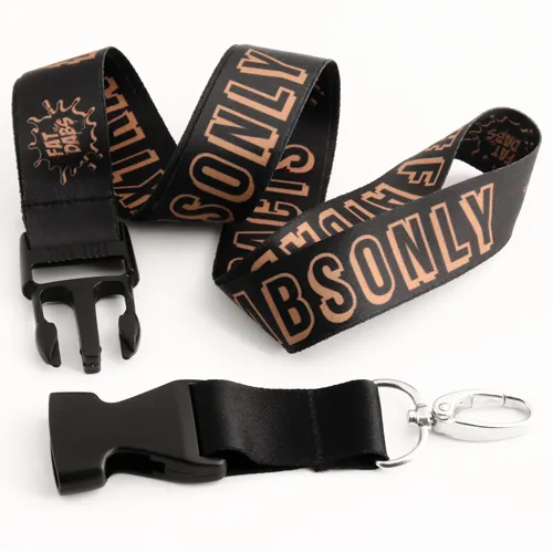 Fat Dabs Black Lanyards Fat Dabs Black Lanyards