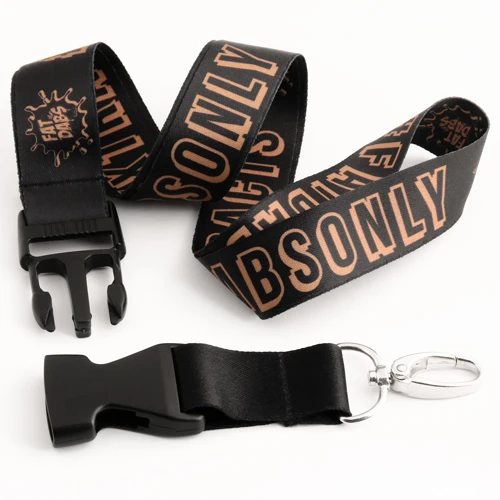Fat Dabs Black Lanyards