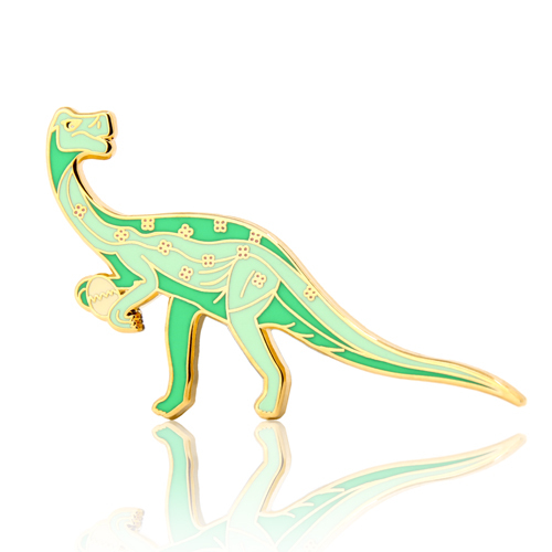 Oviraptor Dinosaur Enamel Pins
