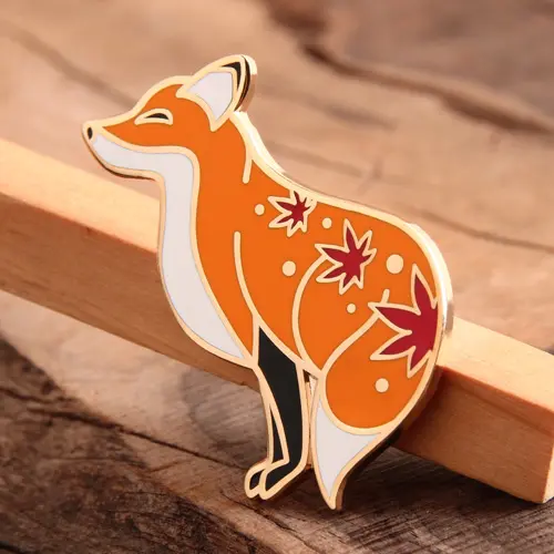 Custom Fox Lapel Pins
