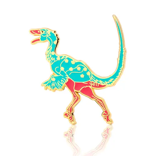  Sinosauropteryx Dinosaur Enamel Pins