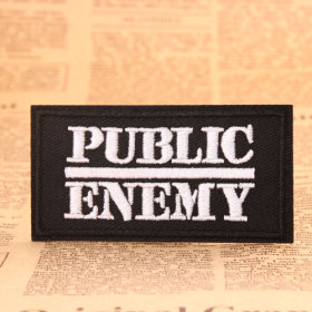 Public Enemy Custom Patches
