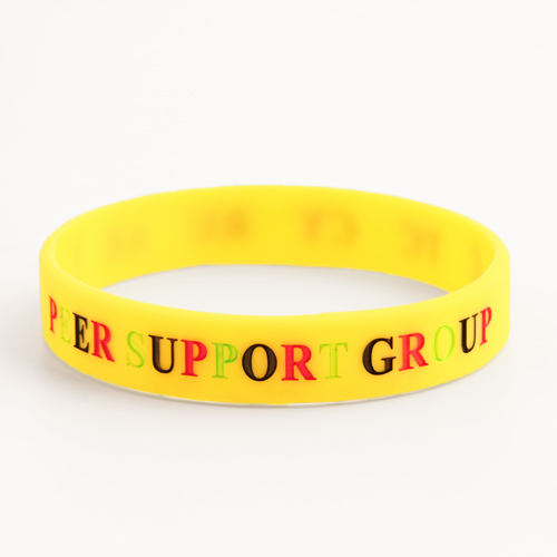 Custom silicone wristbands | Peer Support Group Wristbands | GS-JJ.com