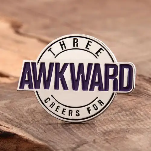 Custom Awkward Enamel Pins