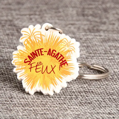 Fireworks PVC Keychain 