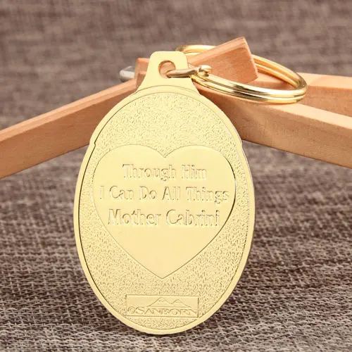 Oval Custom Keychains