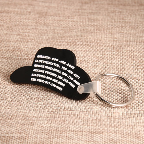 Fedora Hat PVC Keychain