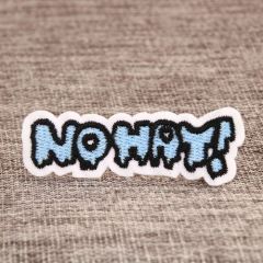 No Hat Custom Embroidered Patches