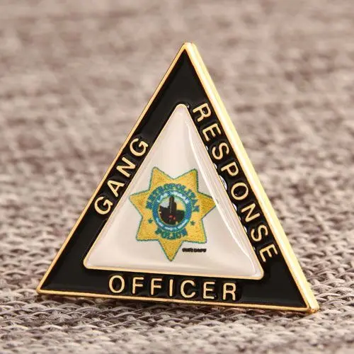 Custom Triangular Lapel Pins