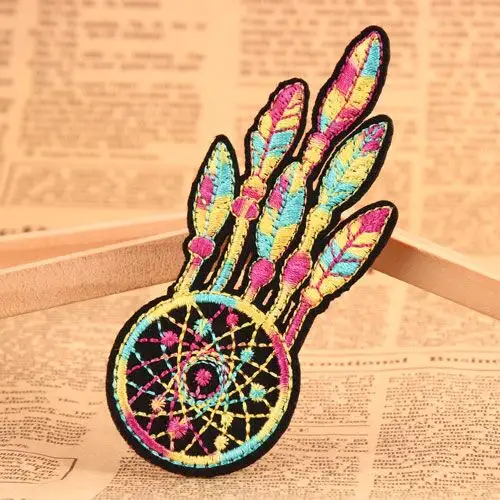 Flower Basket Embroidered Patches