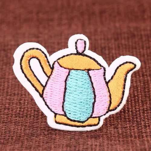Little Tea Pot Embroidered Patches