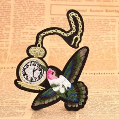 Flying Bird Embroidered Patches