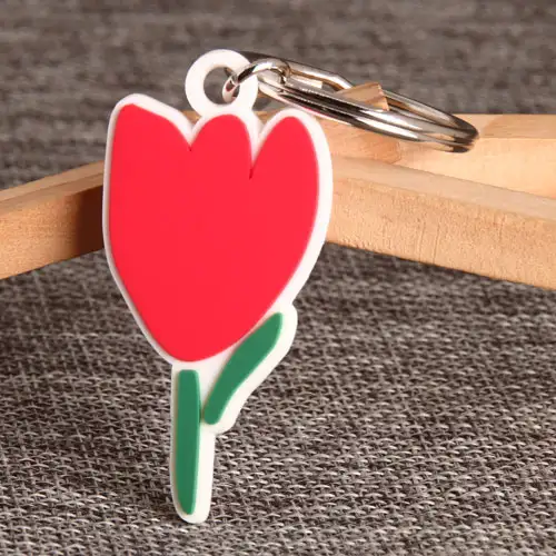 Tulip PVC Keychain