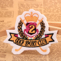 GOLF SPORTS CLUB Embroidered Patches