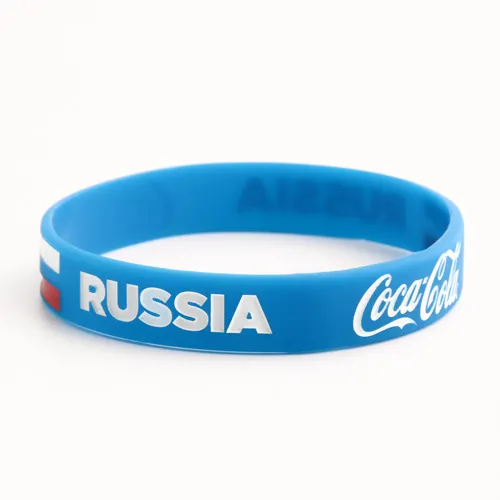 Coca cola and Russia wristbands Coca cola and Russia wristbands
