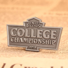 College Championship Custom Pins