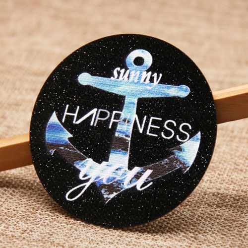 Happiness Woven Patches