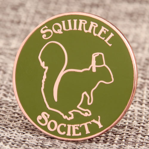 Squirrel Society Custom Pins